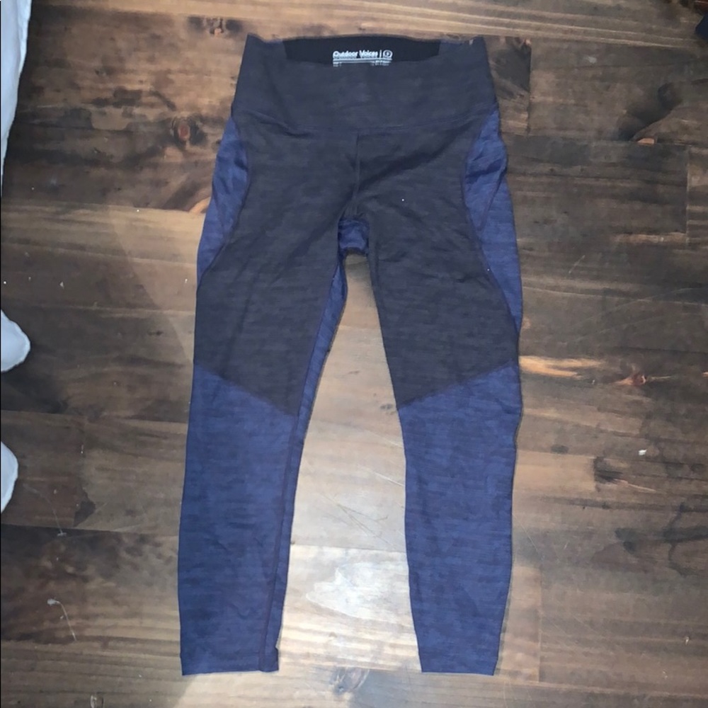 Outdoor voices blue leggings